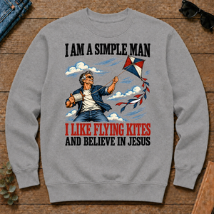 I Like Flying Kites And Believe In Jesus - sport-grey - CS2D-SportGrey