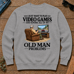 I Just Want To Play Video Games - sport-grey - CS2D-SportGrey