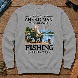 An Old Man Who Still Goes Fishing In His Seventies - sport-grey - CS2D-SportGrey