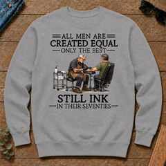 All Men Are Created Equal Only The Best Still Ink 70s - sport-grey - CS2D-SportGrey