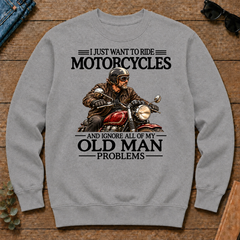 I Just Want To Ride Motorcycle - sport-grey - CS2D-SportGrey