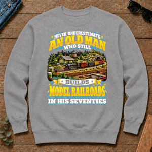 Yellow An Old Man Still Builds Model Railroads In His Seventies - sport-grey - CS2D-SportGrey