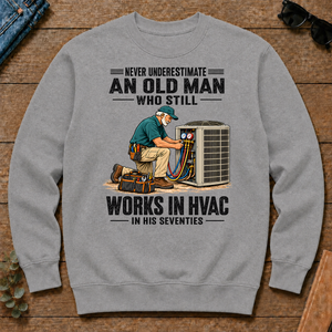 An Old Man Still Works In HVAC In His 70s - sport-grey - CS2D-SportGrey