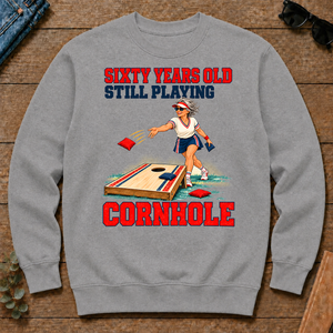 Sixty Years Old, Still Playing Cornhole - sport-grey - CS2D-SportGrey
