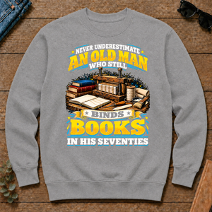 Yellow An Old Man Still Binds Book In His Seventies - sport-grey - CS2D-SportGrey