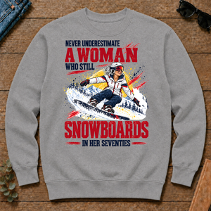 A Woman Still Snowboards In Her 70s - sport-grey - CS2D-SportGrey