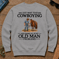 I Just Want To Go Cowboying - sport-grey - CS2D-SportGrey