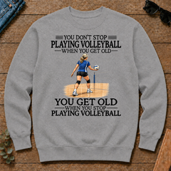 Don't Stop Playing Volleyball Woman - sport-grey - CS2D-SportGrey