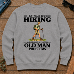 I Just Want To Go Hiking Vintage - sport-grey - CS2D-SportGrey