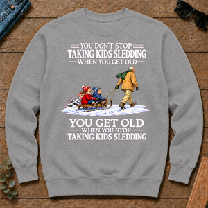 Old Man Don't Stop Taking Kids Sledding - sport-grey - CS2D-SportGrey