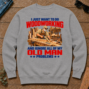 I Just Want To Do Woodworking - sport-grey - CS2D-SportGrey