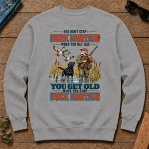You Get Old When You Stop Duck Hunting With Labrador - sport-grey - CS2D-SportGrey