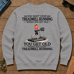 Don't Stop Treadmill Running Woman - sport-grey - CS2D-SportGrey