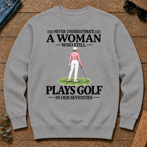 A Woman Still Plays Golf In Her Seventies - sport-grey - CS2D-SportGrey