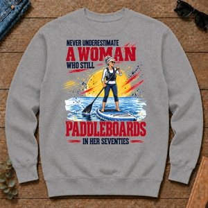 A Woman Still Paddleboards In Her 70s - sport-grey - CS2D-SportGrey