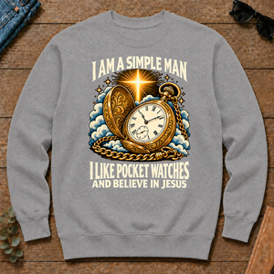 I Like Pocket Watches & Believe In Jesus - sport-grey - CS2D-SportGrey