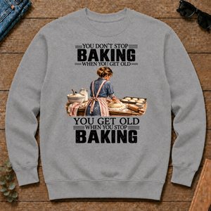 Vinatge You Get Old When You Stop Baking - sport-grey - CS2D-SportGrey