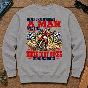 A Man Still Goes Rides Dirt Bikes In His 70s - sport-grey - CS2D-SportGrey
