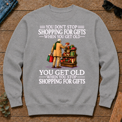 Old Man Don't Stop Shopping for Gifts - sport-grey - CS2D-SportGrey