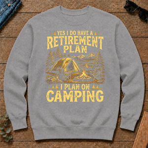 I Do Have A Retirement Plan I Plan On Camping - sport-grey - CS2D-SportGrey