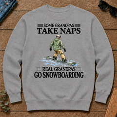 Real Grandpas Go Snowboarding Vintage - sport-grey - CS2D-SportGrey