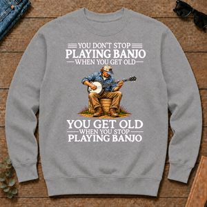 Old Man Don't Stop Playing Banjo - sport-grey - CS2D-SportGrey