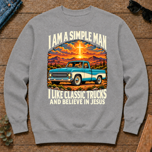 I Like Classic Trucks & Believe In Jesus - sport-grey - CS2D-SportGrey