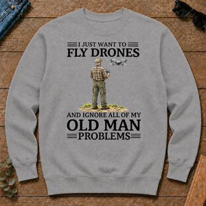 I Just Want To Fly Drones - sport-grey - CS2D-SportGrey