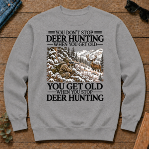 Don't Stop Mule Deer Hunting Snow - sport-grey - CS2D-SportGrey
