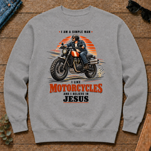I Like Motorcycles And Believe In Jesus - sport-grey - CS2D-SportGrey