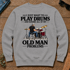 I Just Want To Play Drums - sport-grey - CS2D-SportGrey