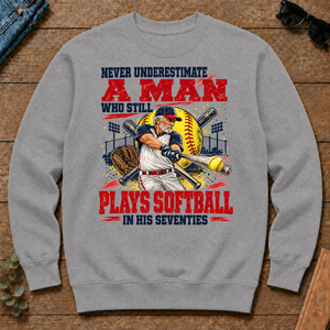 A Man Still Plays Softball In His 70s - sport-grey - CS2D-SportGrey