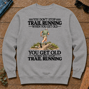 Don't Stop Trail Running Vintage Art - sport-grey - CS2D-SportGrey