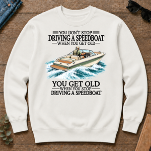 Don't Stop Driving A Speedboat - white - CS2D-White