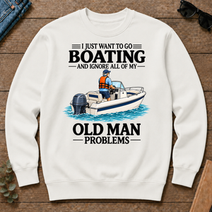I Just Want To Go Boating - white - CS2D-White