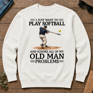 I Just Want To Play Softball - white - CS2D-White