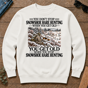 Don't Stop Snowshoe Hare Hunting Snow - white - CS2D-White