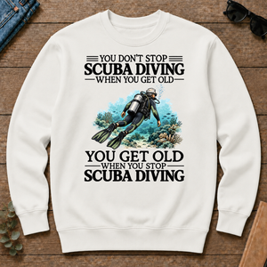 Don't Stop Scuba Driving - white - CS2D-White