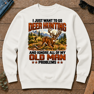 I Just Want To Go Deer Hunting - white - CS2D-White