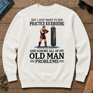 I Just Want To Practice Kickboxing - white - CS2D-White