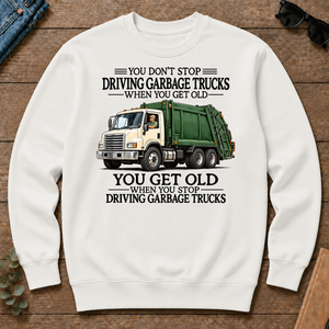 Don't Stop Driving Garbage Trucks - white - CS2D-White