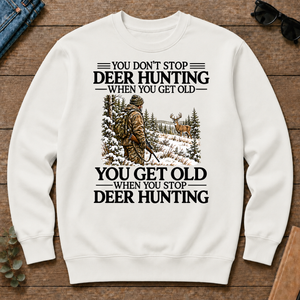 Don't Stop Deer Hunting Man Snow - white - CS2D-White