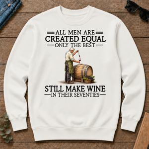 All Men Are Created Equal Only The Best Still Make Wine 70s - white - CS2D-White