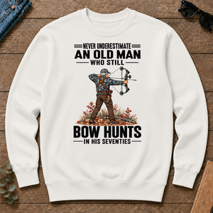 An Old Man Still Bow Hunts In His 70s - white - CS2D-White