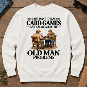 I Just Want To Play Card Games - white - CS2D-White
