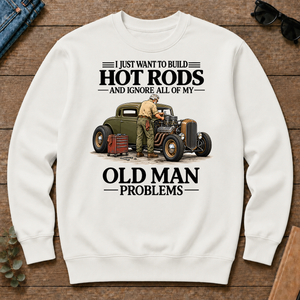 I Just Want To Build Hot Rods - white - CS2D-White