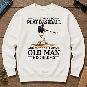 I Just Want To Go Play Baseball - white - CS2D-White