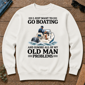 I Just Want To Go Boating - white - CS2D-White