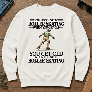 Don't Stop Roller Skating - white - CS2D-White