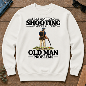 I Just Want To Go Shooting Vintage - white - CS2D-White